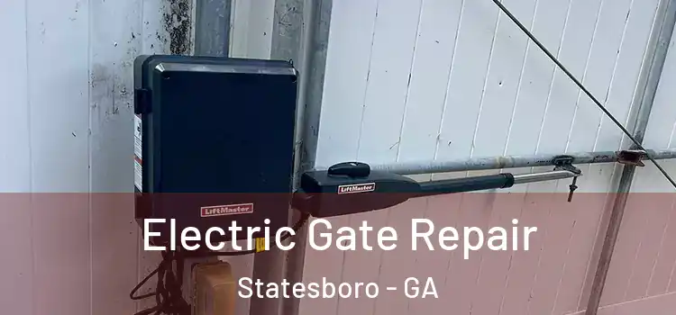 Electric Gate Repair Statesboro - GA